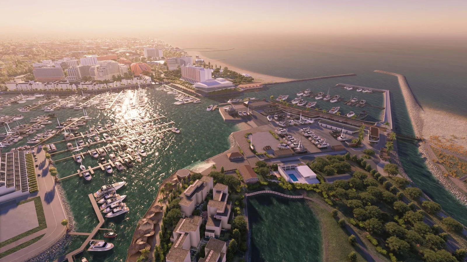 Vilamoura, Algarve - vista aérea da marina
